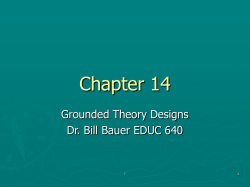 Discover of Grounded Theory