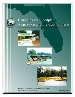 Handbook for Floodplain Acquisition and Elevation Projects