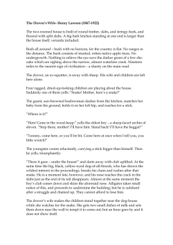 The Drover`s Wife