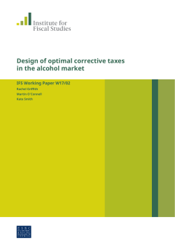 Design of optimal corrective taxes in the alcohol market