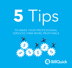 to make your professional services firm more profitable