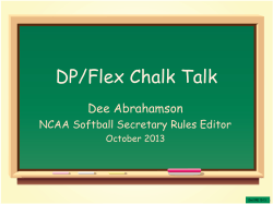 DP/Flex Chalk Talk