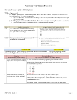 Maximize Your Product Grade 5