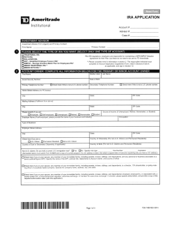 IRA Application