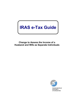 Change to Assess the Income of a Husband and Wife as