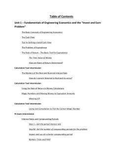 Text on Engineering Economics