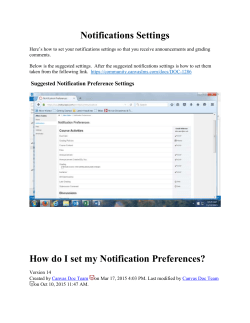 Notification Preferences Guide.
