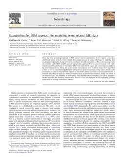 Extended unified SEM approach for modeling event