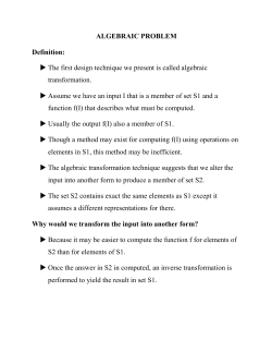 Design and Analysis of Algorithms.