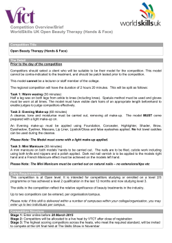 Competition Overview or Competition Brief