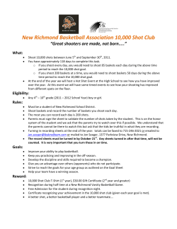 New Richmond Basketball Association 10,000 Shot Club