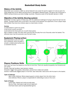 Basketball Study Guide - Everett Public Schools
