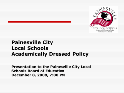 FHS Student Dress Code