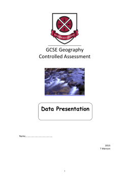 New data presentation for 2015