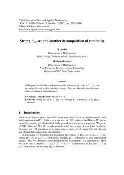 Strong B그s -set and another decomposition of continuity