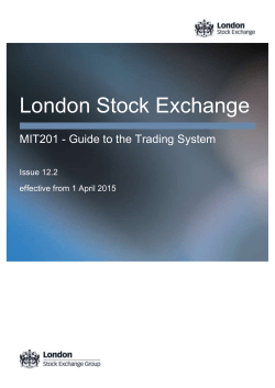 8.1.2 Other trade report criteria
