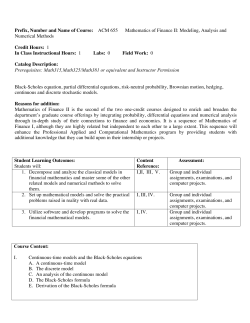 ACM 655 - Professional Applied and Computational Mathematics