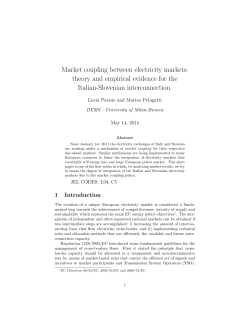 Market coupling between electricity markets: theory and empirical