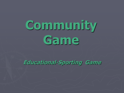 Community Game - ICS Cardarelli Massaua