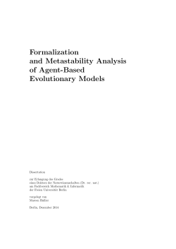 Formalization and Metastability Analysis of Agent