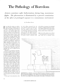 The Pathology of Boredom