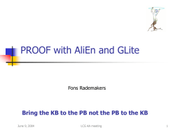 proof master - CERN Indico