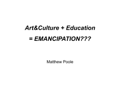 Learning in museums (and galleries)