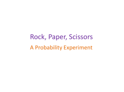 Rock, Paper, Scissors