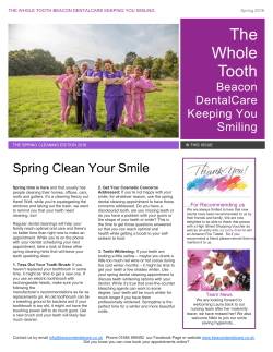 Newsletter - Beacon Dentalcare