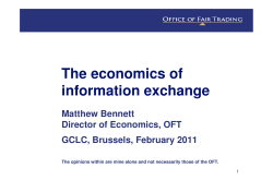 The economics of information exchange