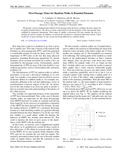 First-Passage Times for Random Walks in Bounded Domains