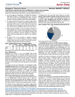 Lower chance of near-term price war, but MyRepublic a credible