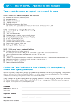 Proof of Identity - Department of Justice