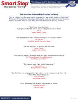Testimonials: Hospitality/Gaming Industry