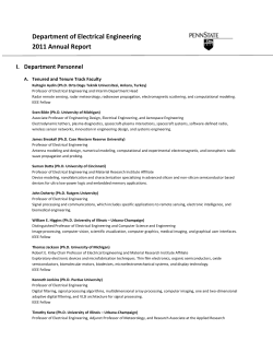 Annual port - Computer Science Penn State