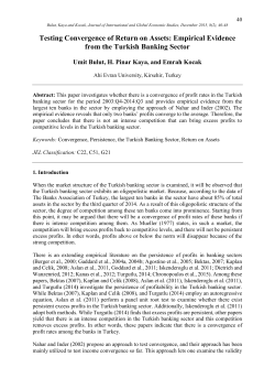 Testing Convergence of Return on Assets: Empirical Evidence from