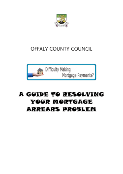 A Guide to Resolving your Mortgage Arrears