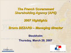 Bruno BEZARD - Paris Europlace
