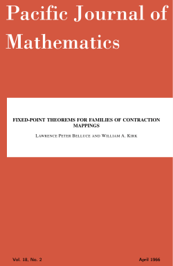 Fixed-point theorems for families of contraction mappings