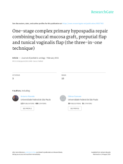One-stage complex primary hypospadia repair combining buccal