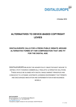 alternatives to device-based copyright levies
