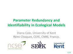 Parameter Redundancy and Identifiability in