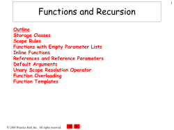 Chapter 3 - Functions
