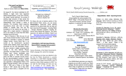 Oct 2016 - St. David`s Welsh Society of Greater Kansas City