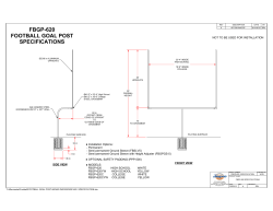 fbgp-620 football goal post specifications
