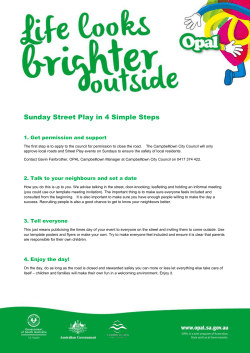 Sunday Street Play in 4 Simple Steps