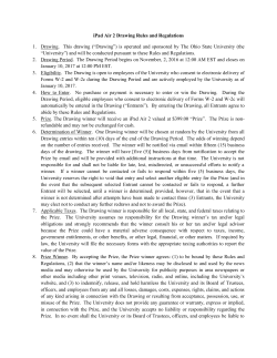 iPad Air 2 Contest Rules and Regulations