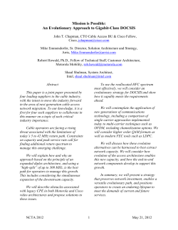 Mission is Possible: An Evolutionary Approach to Gigabit