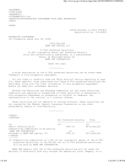 424B5 SEQUENCE>1 0001