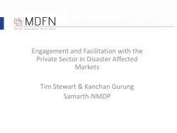 MDFN event - Market Development Forum Nepal